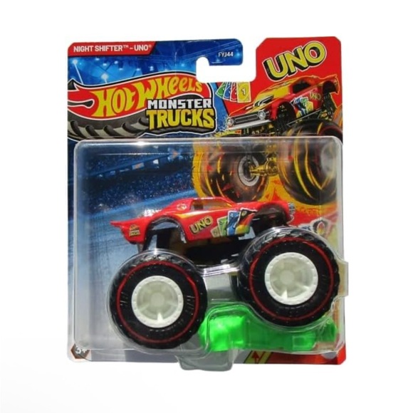 Hot Wheels Other - Hot Wheels Monster Trucks Night Shifter Uno Treasure Hunt Collectibles